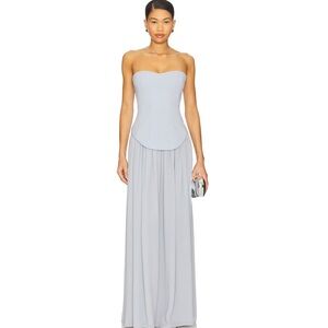 Lovers + Friends Light Blue Maxi Dress